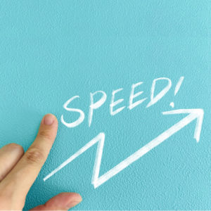スピーディーなイメージ